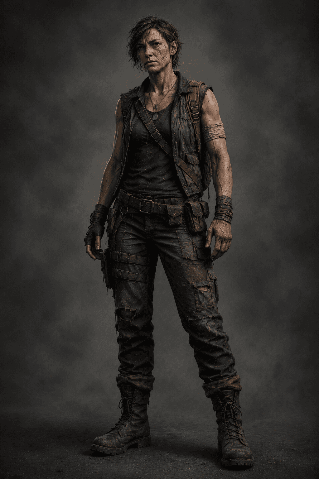 Katy — Survivor from a trading post / enhanced tracker., Trotillions